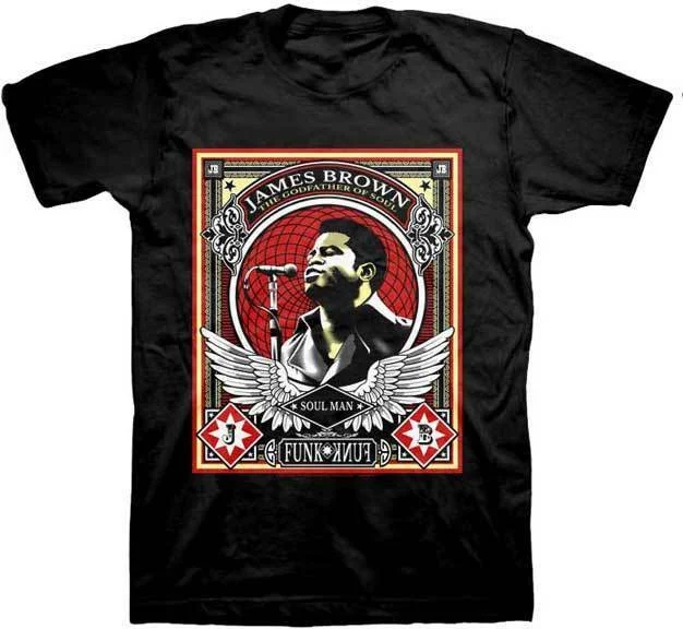 

JAMES BROWN The Godfather Of Soul T SHIRT S-M-L-XL-2XL-3XL New Michael Jackson Streetwear Billie Eilish Nicki Minaj Shirt