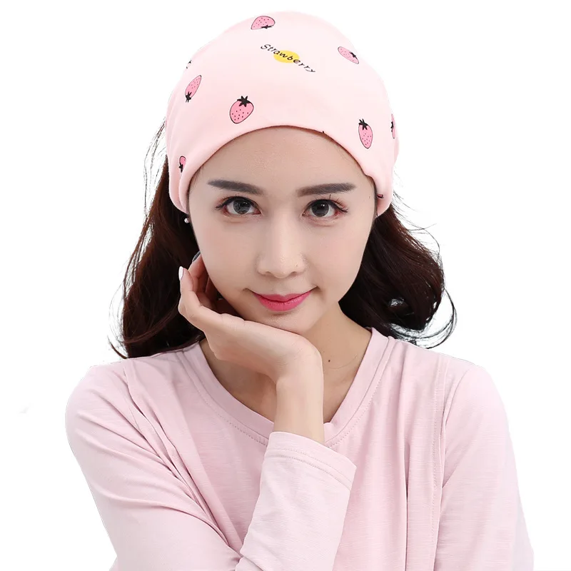 

Pregnant Think Things New Style Maternal Cotton Time of Childbirth Headscarf Windproof Head Guard Warm Face Wash Makeup Bandeau