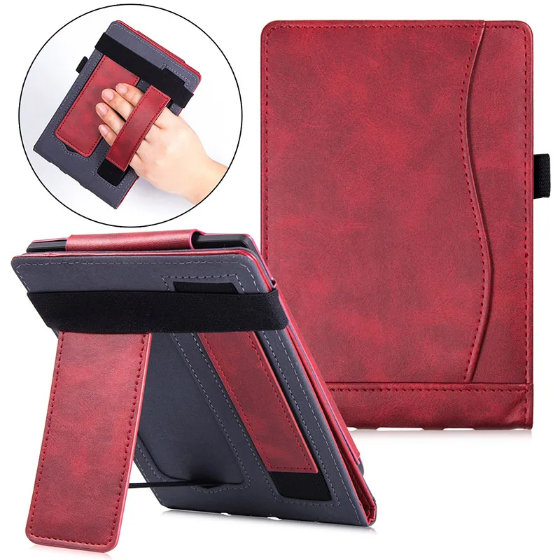 Stand Case for Pocketbook Aqua 2/Touch Lux 3/Basic 3 e-Book,Premium PU Leather Cover for Pocketbook 626/641/625 with Hand Strap
Stand Case for Pocketbook Aqua 2/Touch Lux 3/Basic 3 e-Book,Premium PU Leather Cover for Pocketbook 626/641/625 with Hand Strap