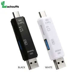 Lecteur de cartes mémoire 3 en 1, USB 3.0 TF, haute vitesse, lecteur de cartes OTG de Type C, adaptateur Micro USB Flash, prix le plus bas 