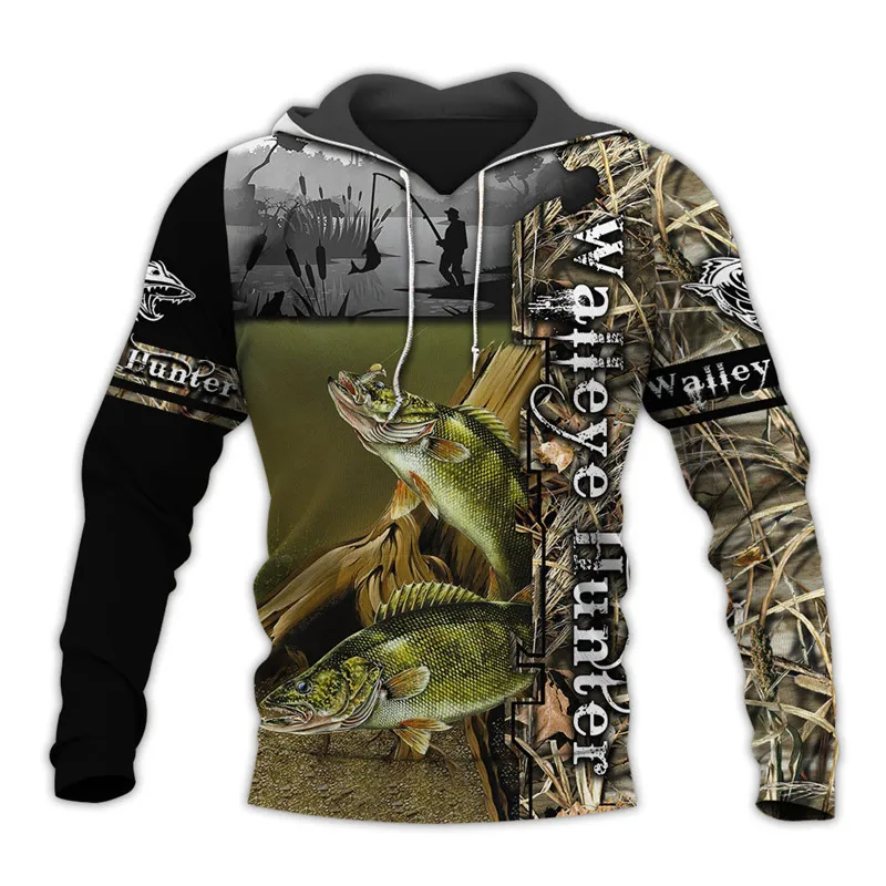 

Walleye Hunting Camo 3D All Over Printed Clothes Autumn Winter Fashion Casual Unisex Hoodie/Sweatshirt/Zip Jacket MZ010