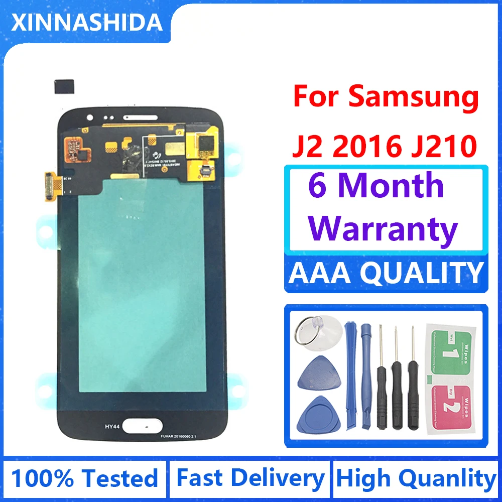 Lcd For Samsung Galaxy J2 16 J210 J210f Lcd Display Digitizer Assembly For Samsung J2 16 Lcds Mobile Phone Lcd Screens Aliexpress