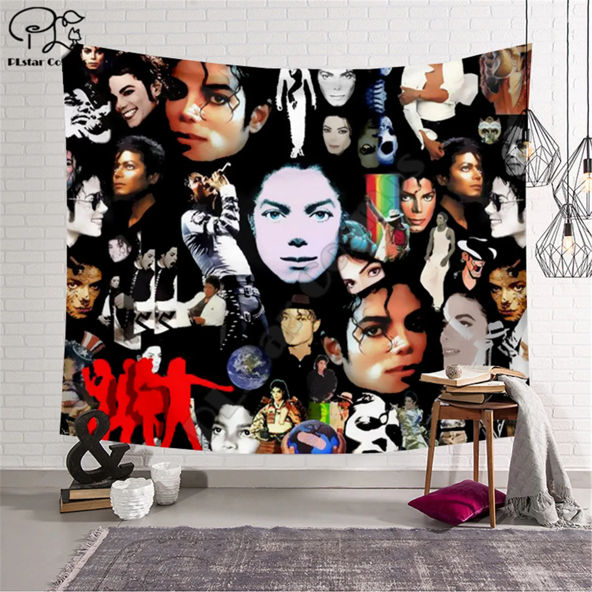 Michael Jackson pattern Funny cartoon Blanket Tapestry 3D Printed Tapestrying Rectangular Home Decor Wall Hanging style-3 Home Decor cb5feb1b7314637725a2e7: 1|2|3|4
