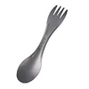 Cookware Spork fork spoon tableware utensil Picnic cutlery flatware hike outdoor backpack camp portable Ti Titanium travel long 1