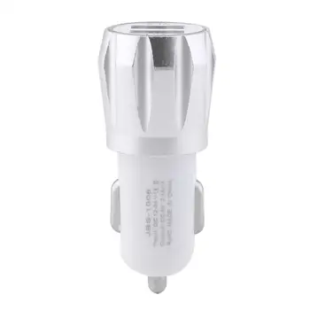 

2.1A&1A Aluminum 2 USB Ports Universal Dual USB Car Charger For iPhone 5 6 6 plus For ipad 2 3 4 5 For Samsung Galaxy S4 S5