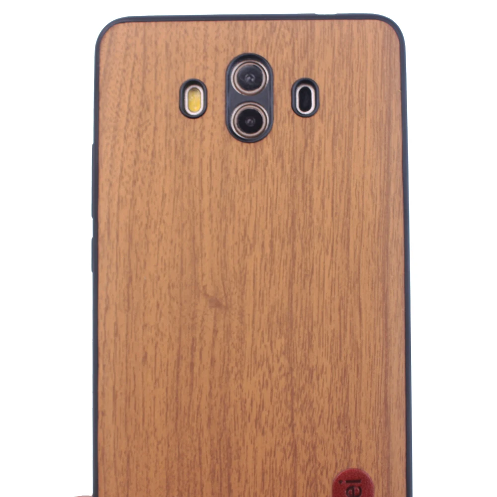 Кожаный чехол для Huawei Mate10 телефона с натуральным лицевым покрытием силиконовая