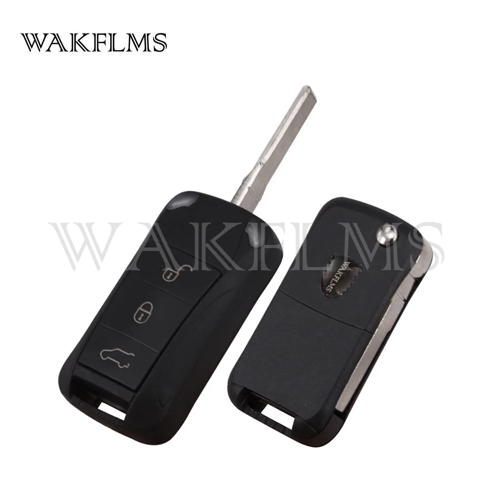 Keyless Full Smart Flip Remote Car Key Fob 433MHz PCF7953A For Porsche For Cayenne 2005 2006 2007 2008 2009 2010 2011