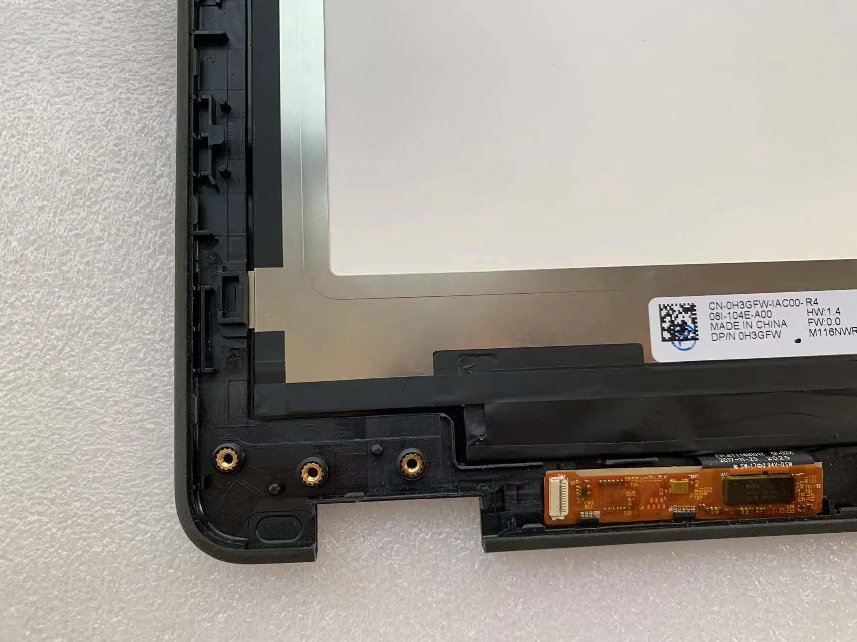 para Dell 3190 em Touch Screen Digitalizador Display Assembly 0dd9nc 09knwn Notebook pc Painel P26t004 11.6 - Imagem 3