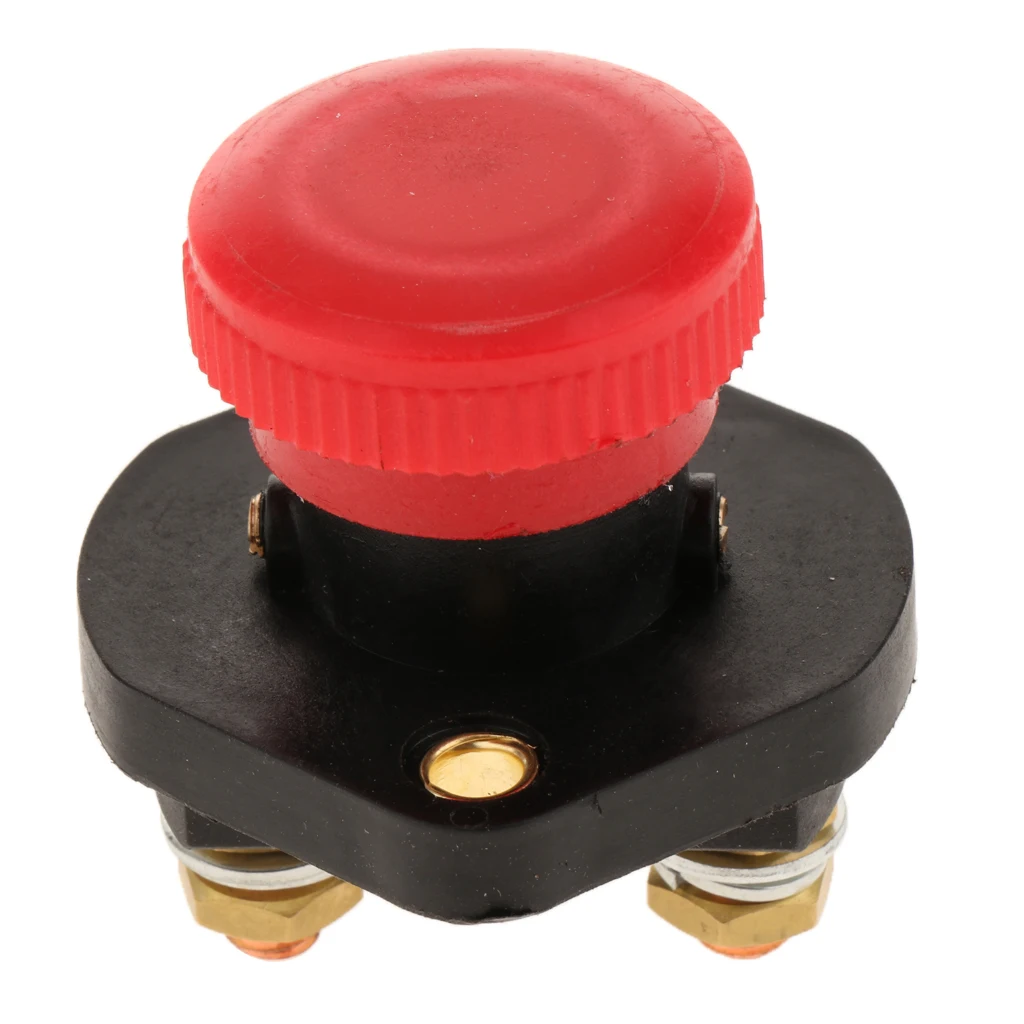 Car Van Truck Boat Battery Power Disconnect Rotary Isolator Kill on/off Switch, Water-resistant Compatible with Auto Vehicles