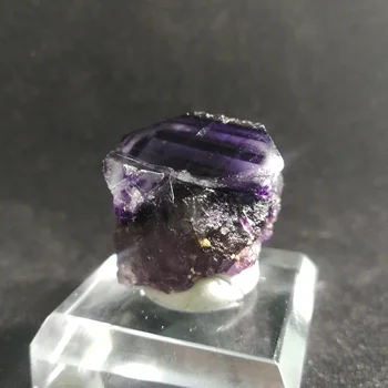 

20.8gNatural dark purple fluorite, crystal mineral crystal specimen