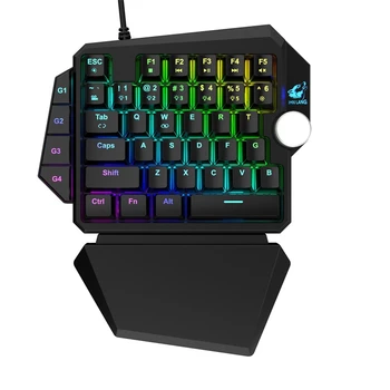 

ZIYOU LANG K5 RGB One-Handed Mechanical Keyboard Is Suitable for Computer Host, Ps4 Throne Game