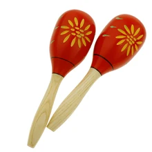 2 шт Деревянный песочный молоток maracas погремушки ударный инструмент
