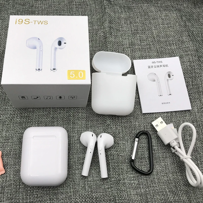

i9sTWS Mini Wireless Bluetooth Stereo Headset is the highest quality headset with a microphone charging case for all smartphones