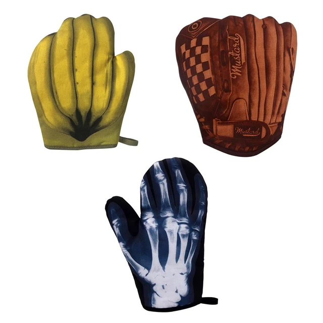 Gants De Cuisine Antidérapants En Coton, Résistants À La Chaleur, 1 Paire  De Gants De Cuisson, 2 Pièces - Gants Et Maniques - AliExpress