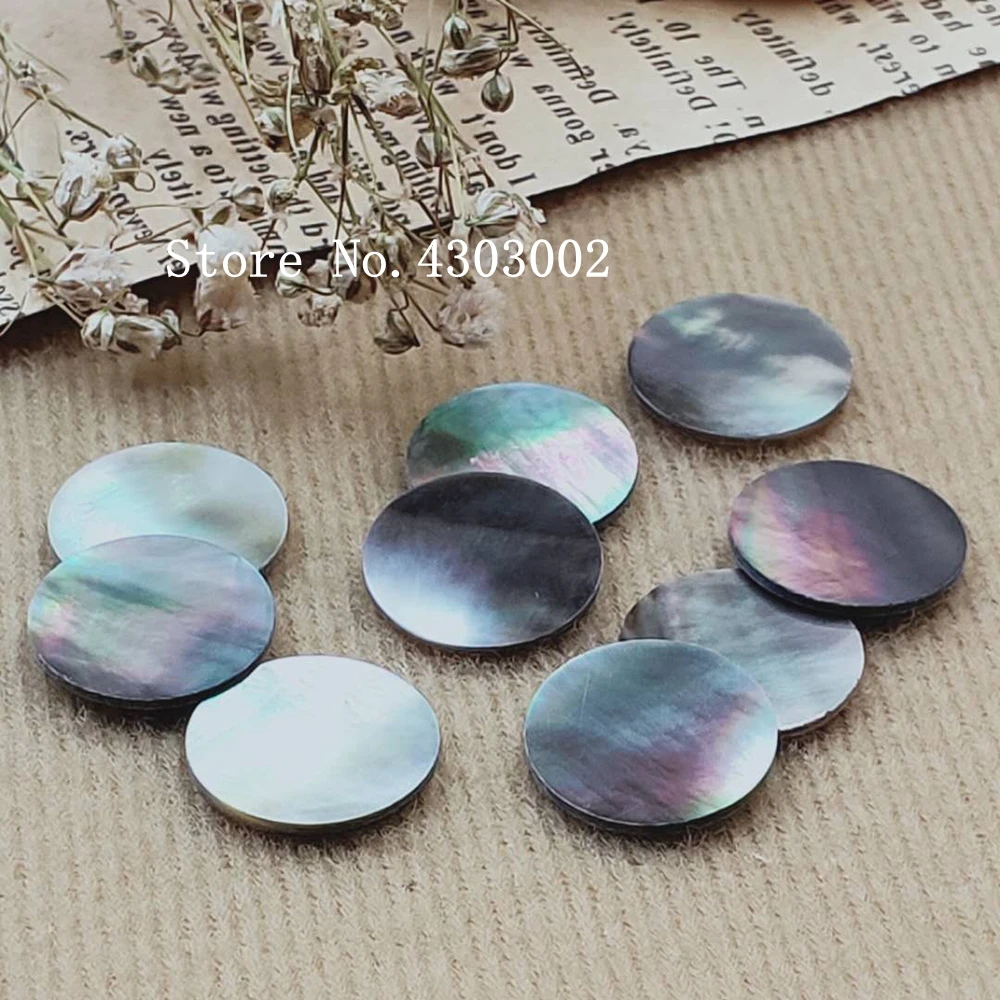 

100pcs/lot 10mm 12mm 15mm Natural Round Disk Mother of Pearl shell for Jewelry Settings Disks Cut MOP Pearl shell for earrings