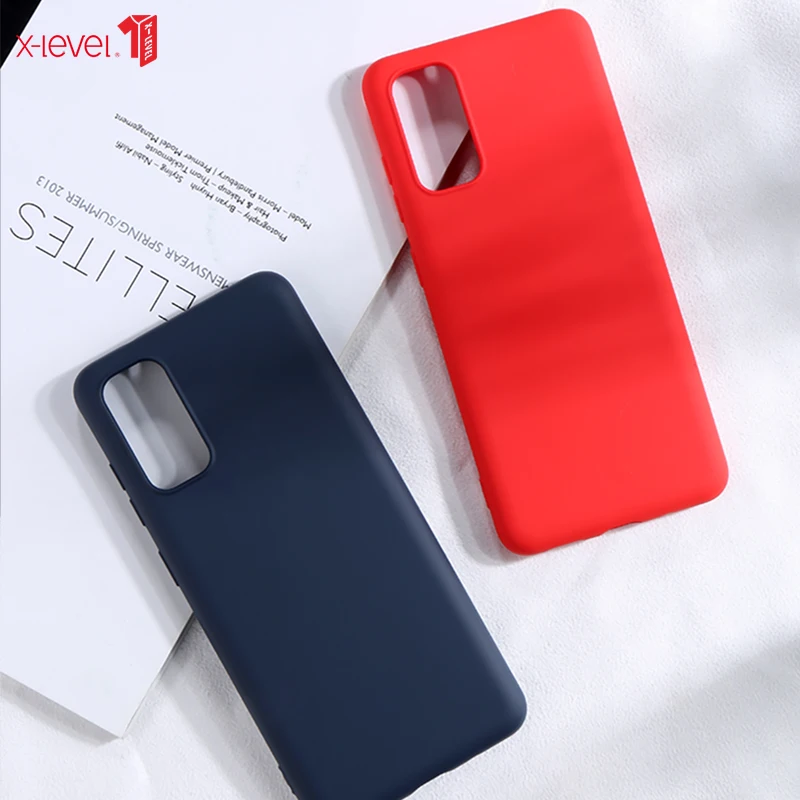 X-Level Liquid Silicone Case For Samsung Galaxy S20 Ultra Original Soft Skin Feeling Back Phone Case For Samsung S20 Plus Cover X-Level Liquid Silicone Case For Samsung Galaxy S20 Ultra Original Soft Skin Feeling Back Phone Case For Samsung S20 Plus Cover