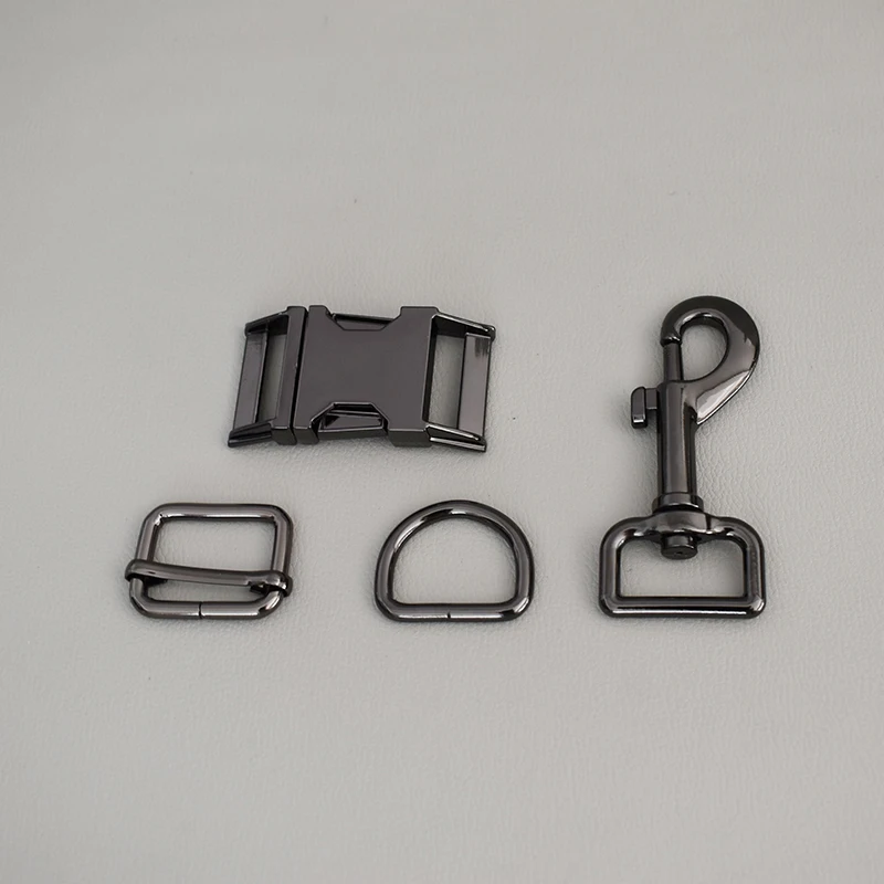 20 Setmetal Buckle Adjust（Metal Buckle+Adjust Buckle+D Ring+Metal Dog Clasp/Set) Retailing