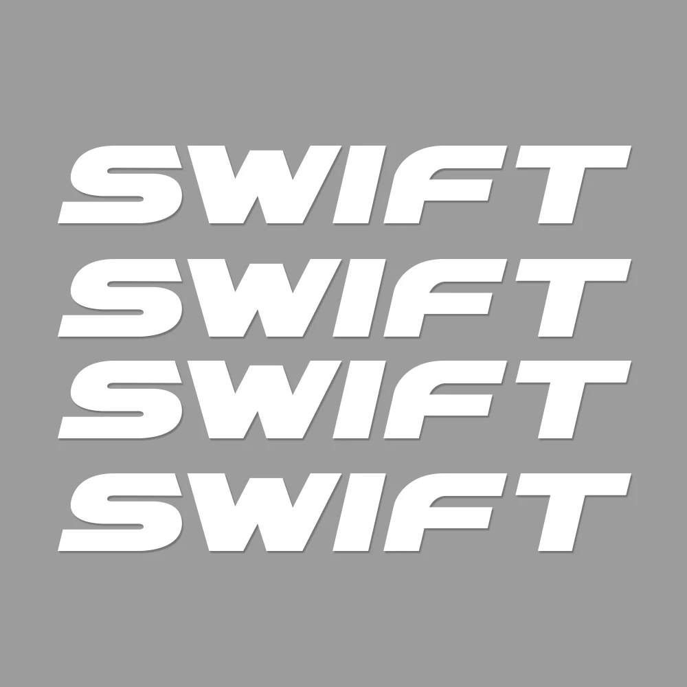 4 шт. автомобильные светоотражающие наклейки на стеклоочиститель для Suzuki Swift SX4 Jimny Ignis Alto Samurai Baleno Grand Vitara аксессуары - Название цвета: For Swift