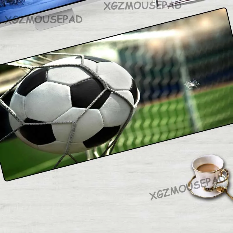 XGZ спортивный большой коврик для мыши черный край замка HD трава футбольного пола