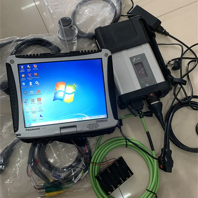 Супер mb star c5 cf19 ноутбук с новейшим программным обеспечением ssd полный набор диагностический инструмент для 12 В 24 В готов к работе лучшее качество