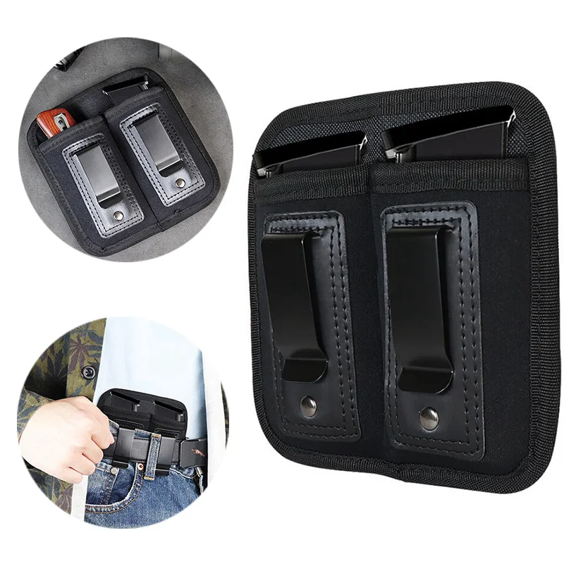 Details about   DOUBLE MAGAZINE POUCH FOR GLOCK 17 19 22 23 25 26 27 28 29 30 BY FOX TACTICAL 