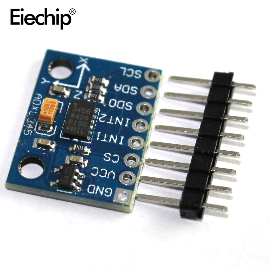 ADXL345 цифровой датчик силы тяжести Сенсор ускорения 3 оси наклона s для Arduino модуль