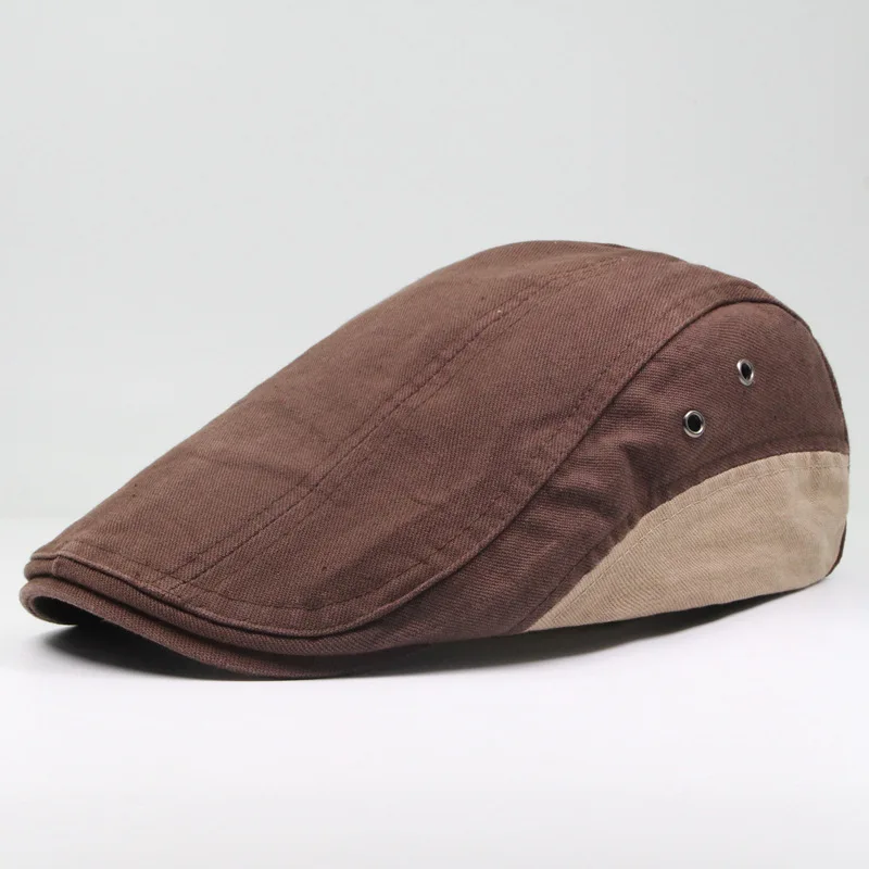 

Men Beret Cap Newsboy Hat Flat Ivy Summer Spring Golf Driving Cotton Breathable Accessory