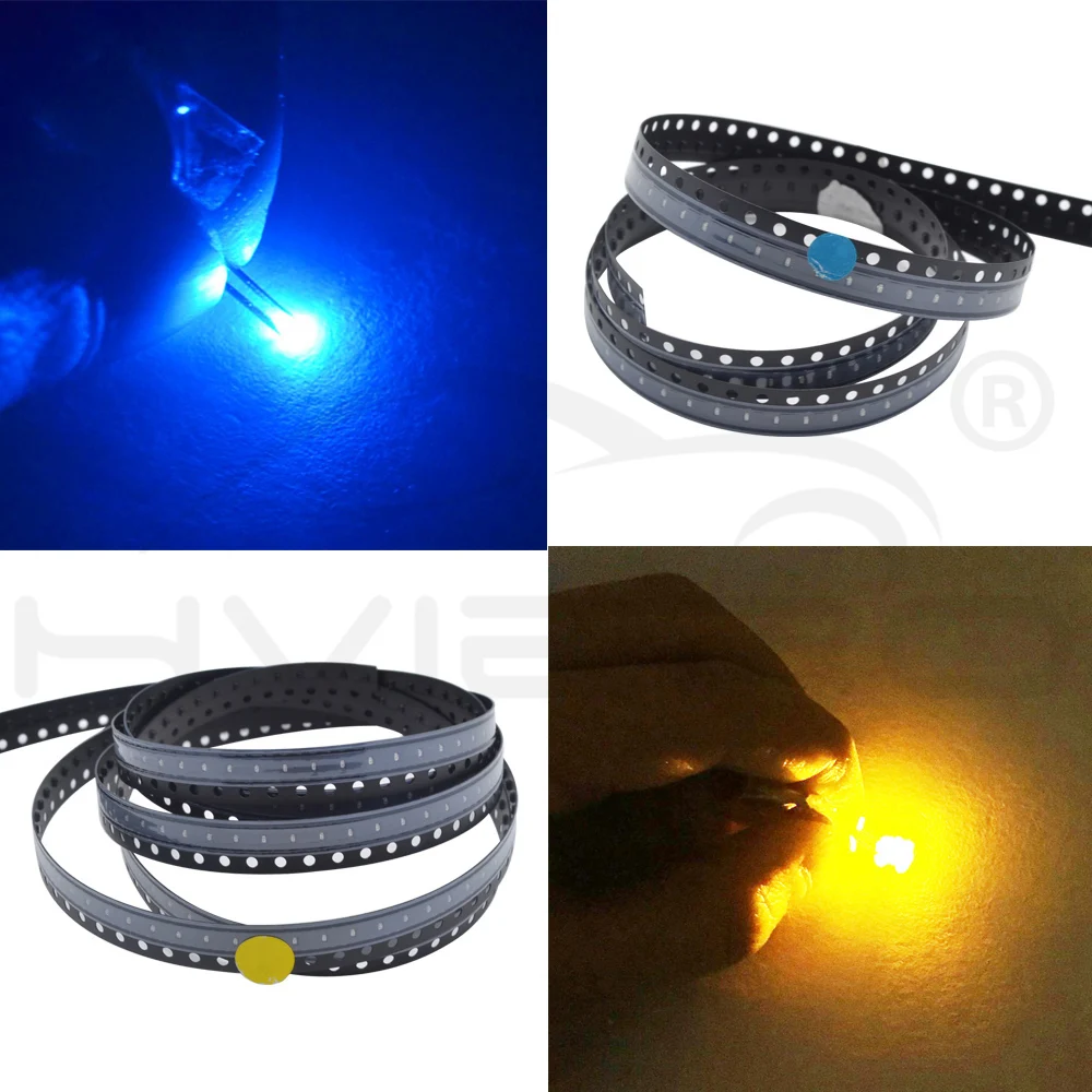Hviero Smd Smt SMD 2.0~3.2V 20MA SMT chip 0402 Ultra Bright white red green blue yellow Pink Orange LED diode lamp light Emitting Diode