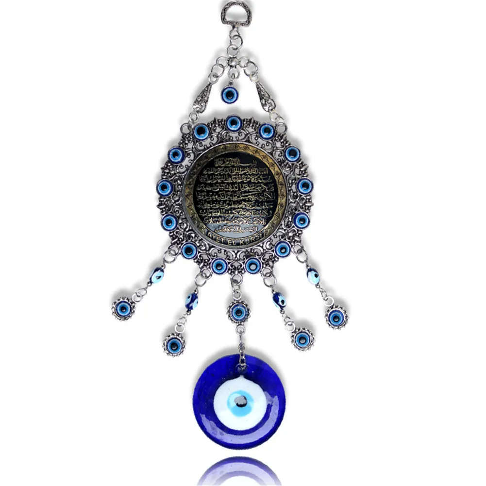 MYSTIC JEWELS Set of 3 pcs New Turkish Glass Evil Eye Wall Hanging Ornament... 
