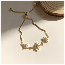 Iced Циркон теннисная цепочка браслет мужские хип хоп ювелирные изделия медный материал золотистый Серебристый с розой цвет застежка браслет cz Link