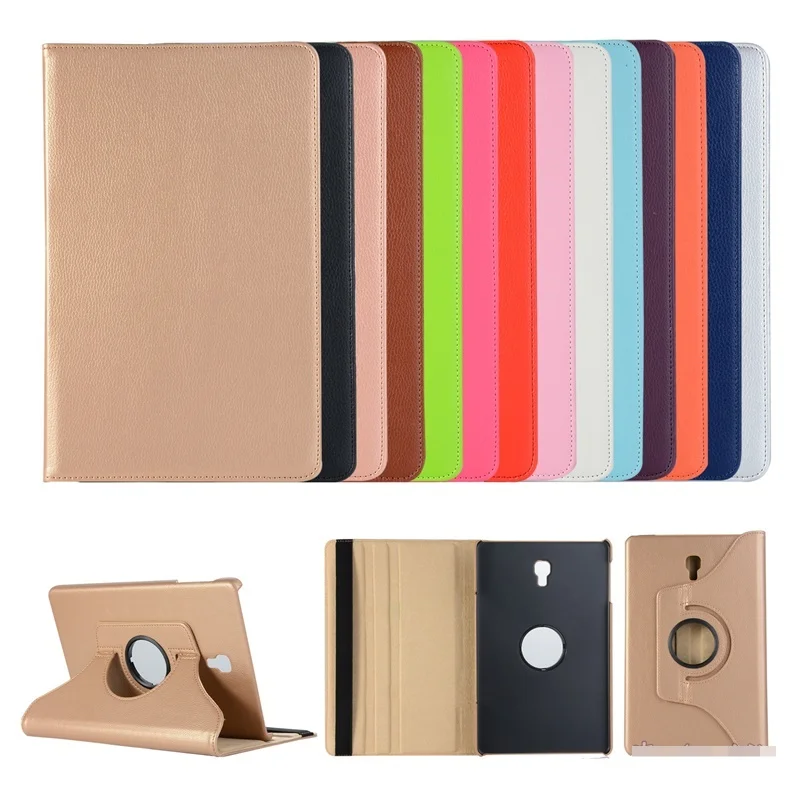 Чехол для планшета для Samsung Galaxy Tab S4 10,5 дюймов SM-T830 SM-T835 SM-T837 чехол 360 Вращающийся Smart Cover из искусственной кожи с подставкой