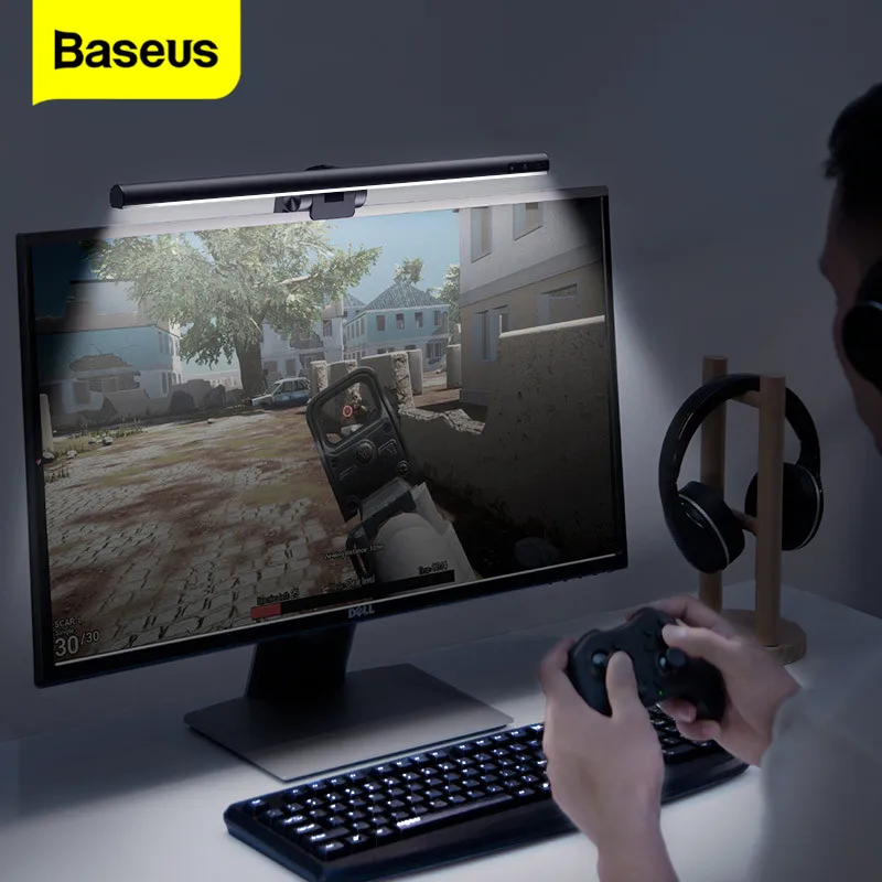 Baseus светодиодный настольная лампа с регулируемой яркостью Офисный Компьютерный