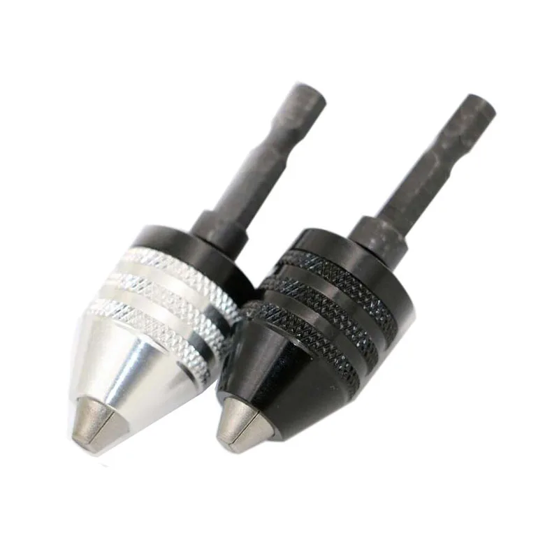 

Fast-Forward Chuck Electric Grinder Accessories Three-jaw Conversion Chuck 0.3-6.5 Size Hexagonal Shank Push-Back Chuck a Set