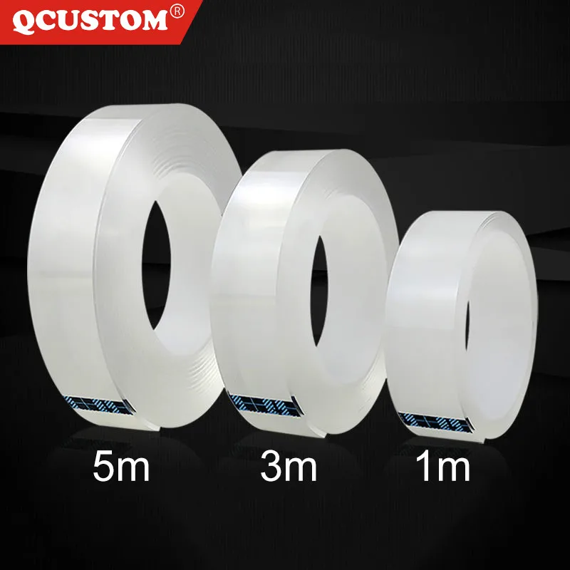 

Quality Transparent Tape for Double Sided Nano Magic Tape home improvement Reusable Glue Gadget Acrylic Traceless Tie Glue 3/5m