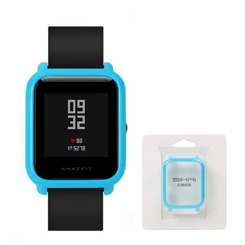 Чехол для ПК с защитной рамкой, жесткая оболочка для Huami Amazfit Bip, Молодежные часы, быстрая Простая установка, защита от царапин, чехол для часов, аксессуары