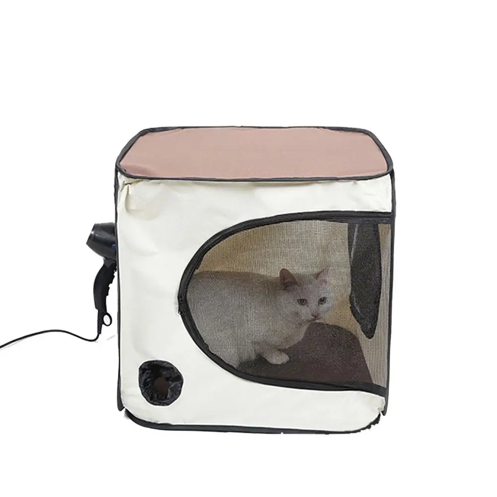 Pet Drying Box Folding Dogs Hair Dryer Blow Portable Dog Cat Grooming Bathing Tent For Indoor And Outdoor Use |
