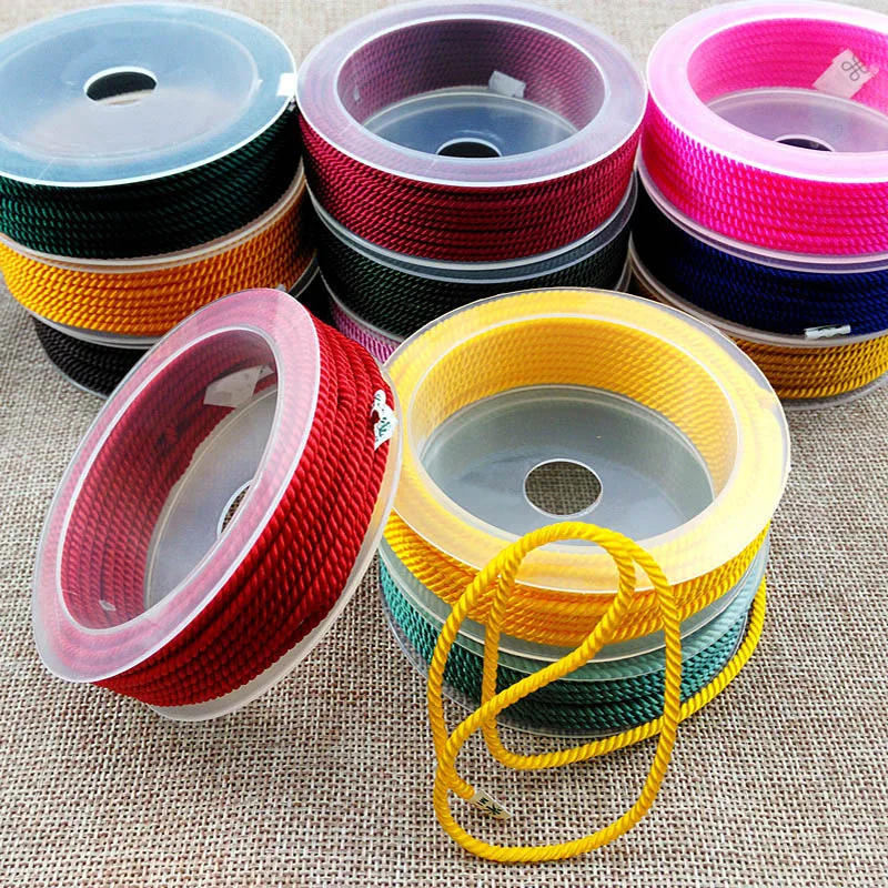 

1 Roll 2/3mm Multicolor Milan Line Handmade Necklaces Rope Mobile Phone String Bracelets Thread DIY Jewelry Making Materials