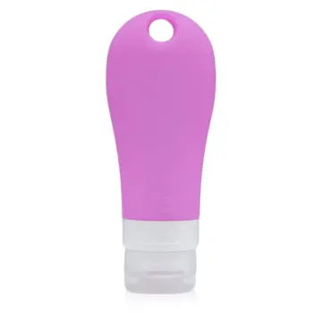 

Hot 90ml Portable Mini Silicone Refillable Bottle Creams Makeup Product Travel Tubes Lotion Points Absolutely Shampoo Container