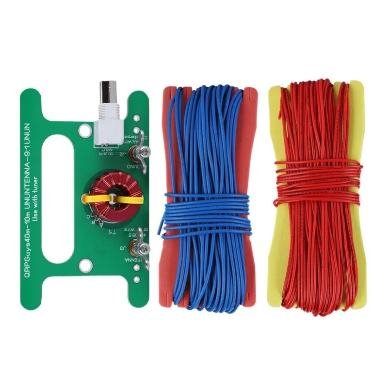 

Portable 9:1 Barron SDR shortwave antenna QRP Guys 40m-10m