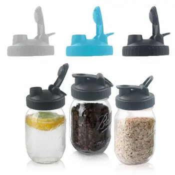 

Food Grade Fresh Cover for Mason Jars Lids Reusable Sealed Cover Cup Lid Multifunctional Mason Bottle Spill Proof Bottle Cover