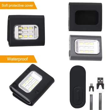 

MrY USB Rechargeable Mini LED Hat Light Magnet Buckle Night Running Light