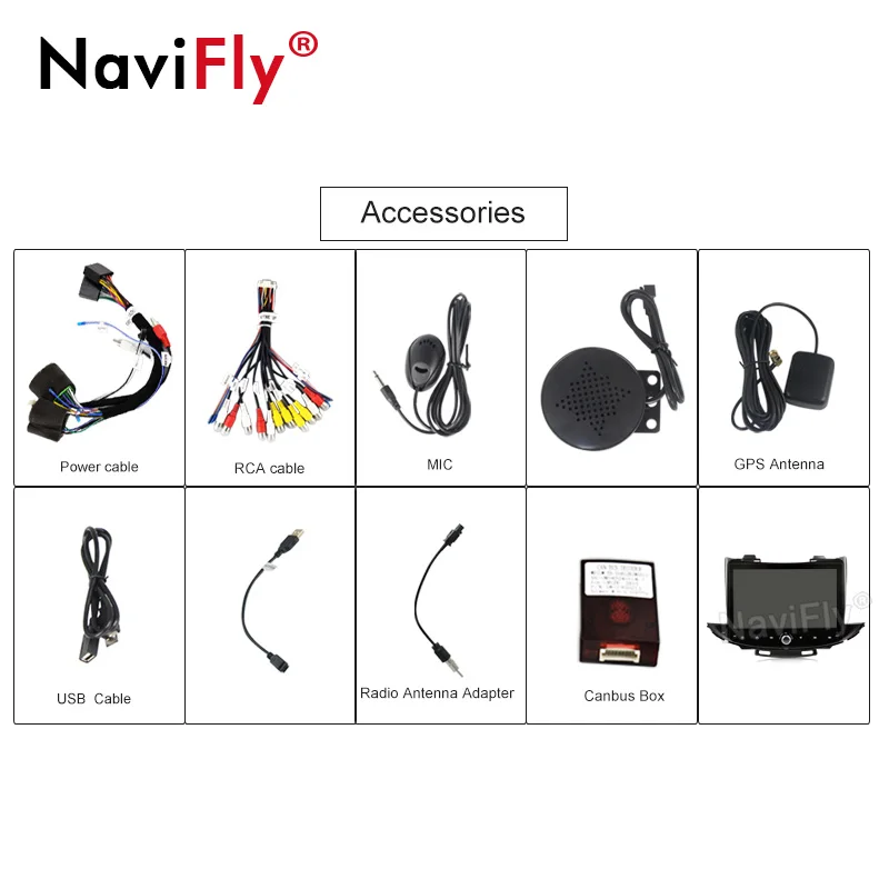 Sale NaviFly Auto navigation Android 9.0 Car radio GPS Navigation For Chevrolet TRAX 2016 2017 2018 car multimedia stereo navigation 5