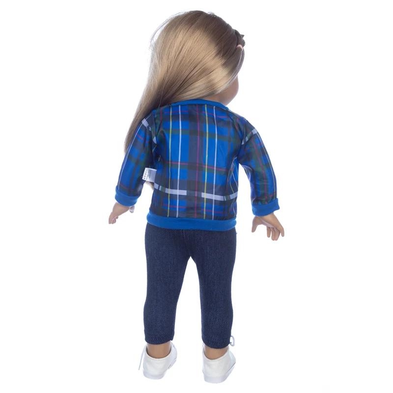 Mix match fashionable suit doll clothes barbie doll clothes Fit for American Girl Doll Clothes 18-inch Doll Christmas Girl Gift(only sell clothes)