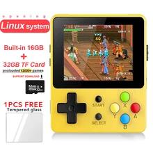 Открывающаяся Linux Ретро игровая консоль 2,6 дюймов LDK ностальгические Детские ретро игры мини Семейные ТВ Видео консоли мини портативный плеер
