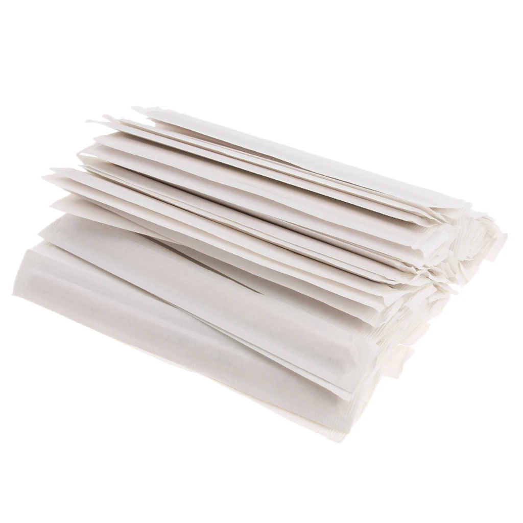 100pcs 140mm Disposable Wood Coffee Stirrer Hot Cold Drink Beverage 5.5''