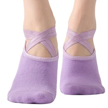 3 пары носков для йоги, Женские Балетные Носки с захватами для йоги, пилатеса, балета, гимнастики, танцев, спортивной одежды, носки для йоги, кемпинга