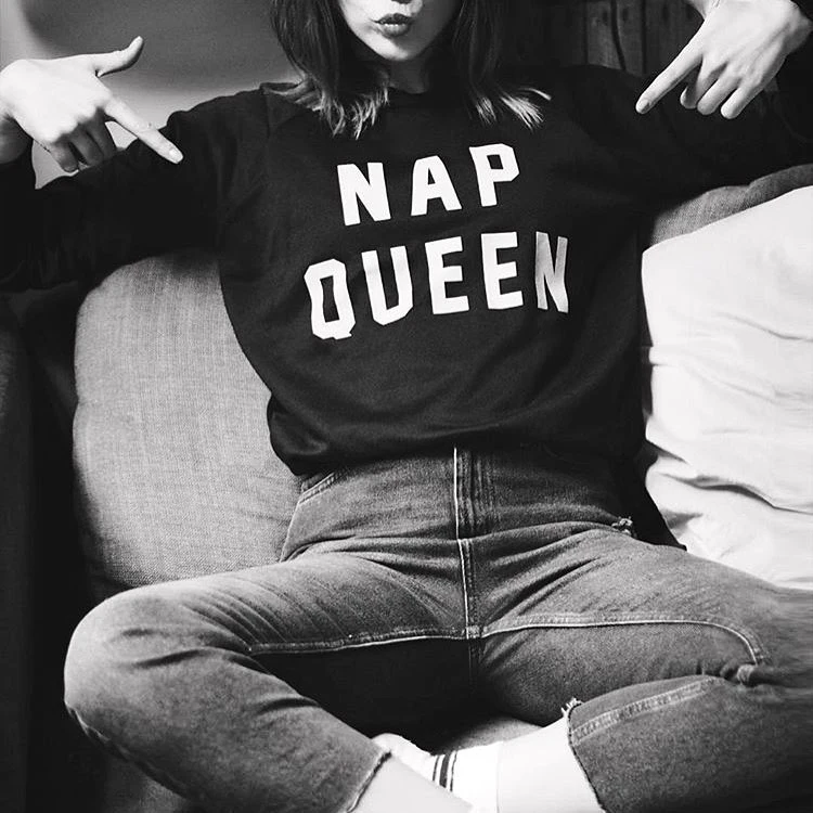 Nap Queen Толстовка Пуловеры Одежда с длинным рукавом Harajuku милые кавайные
