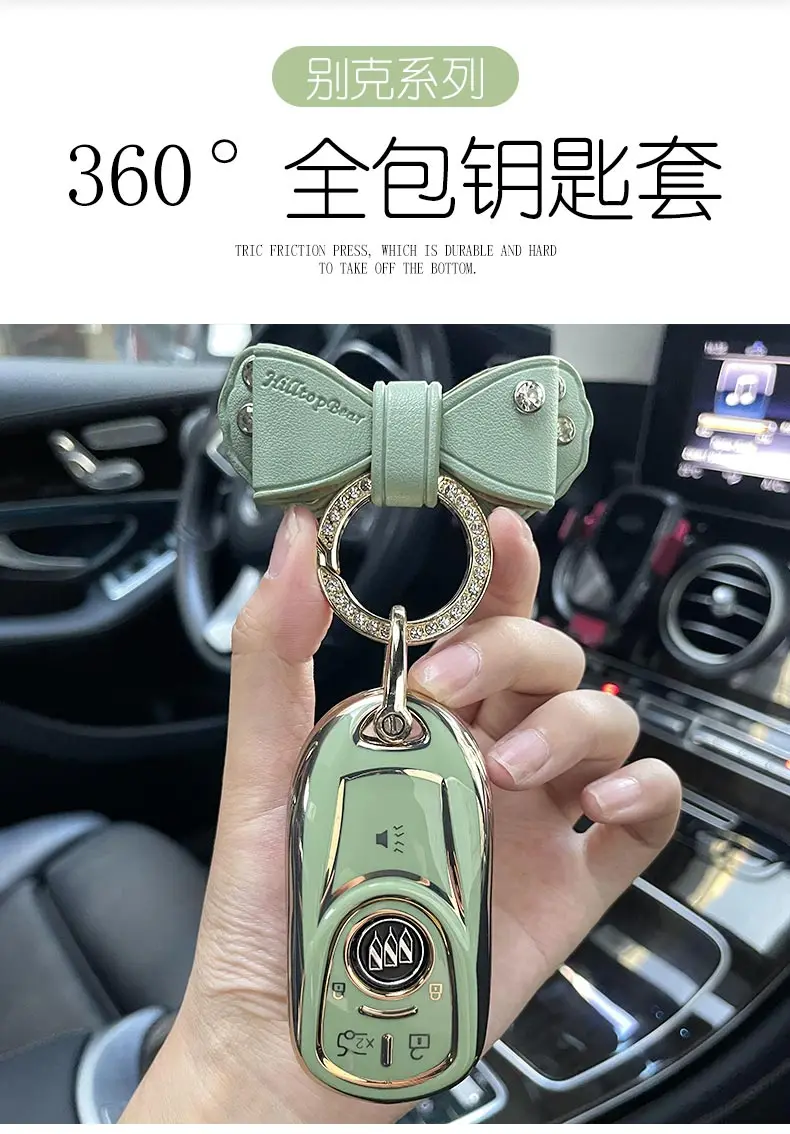 Nuova copertura della cassa chiave dell'automobile di TPU per Buick Envision Vervno GS 20T 28T Encore nuovo LACROSSE Opel Astra k accessori Auto Auto portachiavi - H71389adc80e140d3b268e904e2c704356