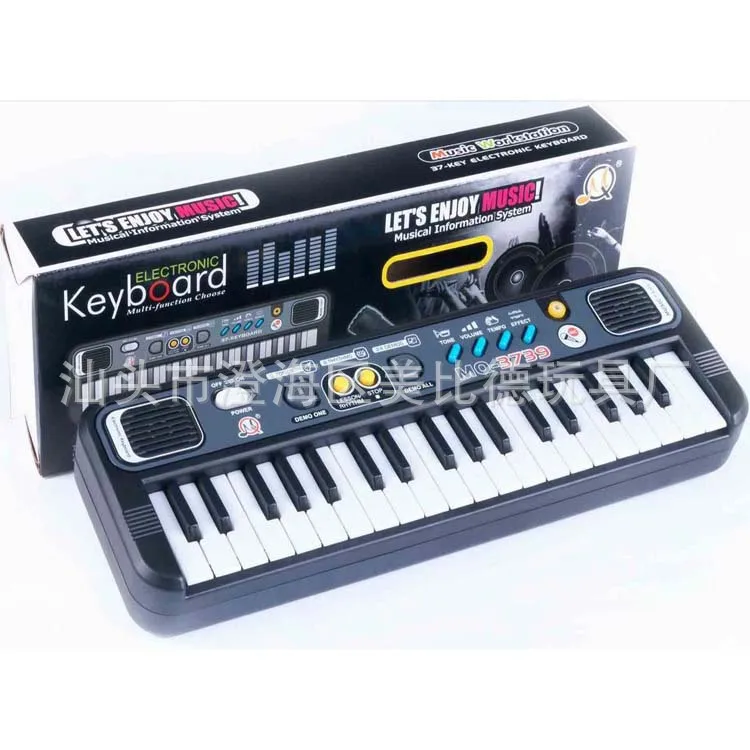 

Children Multi-Function Key Electronic Keyboard with Microphone Educational Vocal Music Toy xue xi qin Music ENLIGHTEN Toy Hot S
