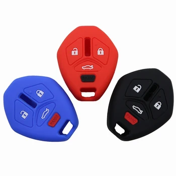

4 Buttons Car Key fob For Mitsubishi Lancer Evo Outlander Galant Asx 380 Endeavor Mirage Remote protect Silicone Cover Case